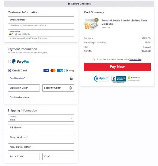 Sync Checkout